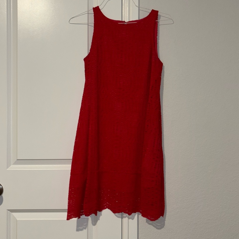 1.Slate Red Dress